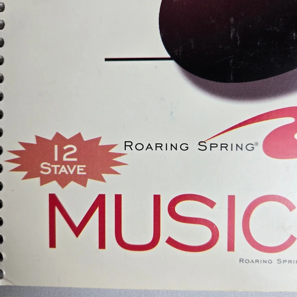 Roaring Spring 12 Stave Music Notebook, Model‎ 15009, 11